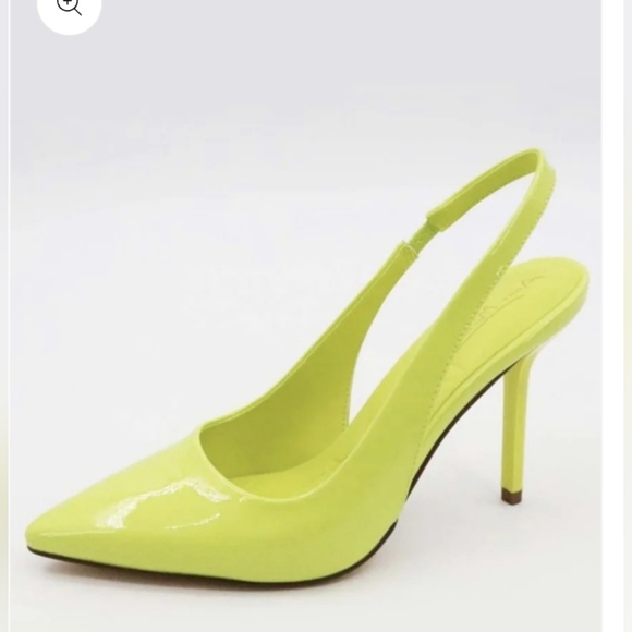 YELLOW CITRUS FLORA HIGH HEELS - Picture 4 of 6